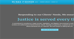 Desktop Screenshot of burke-eisner.com